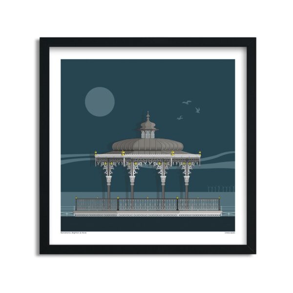 Brighton Bandstand Sun Print 