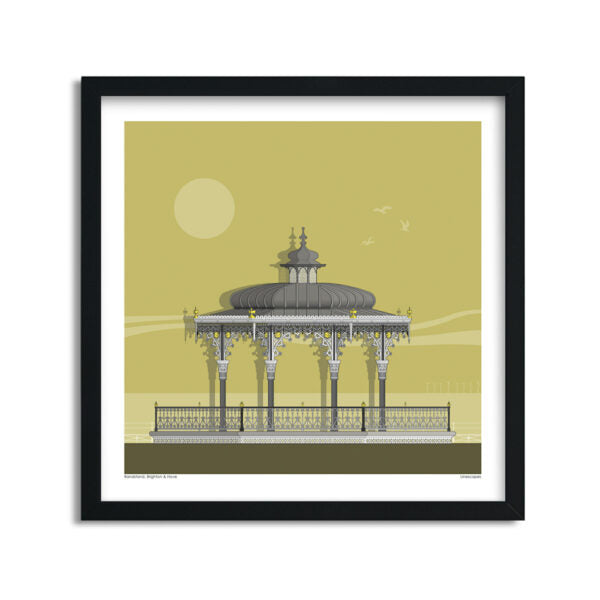 Brighton Bandstand Sun Print 