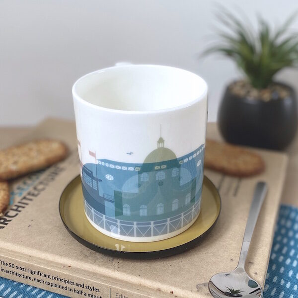 Worthing Landmarks Bone China Mug 