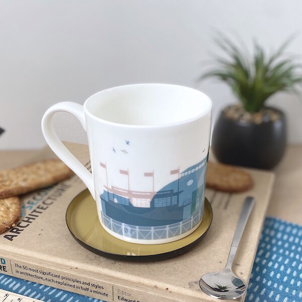 Worthing Landmarks Bone China Mug 