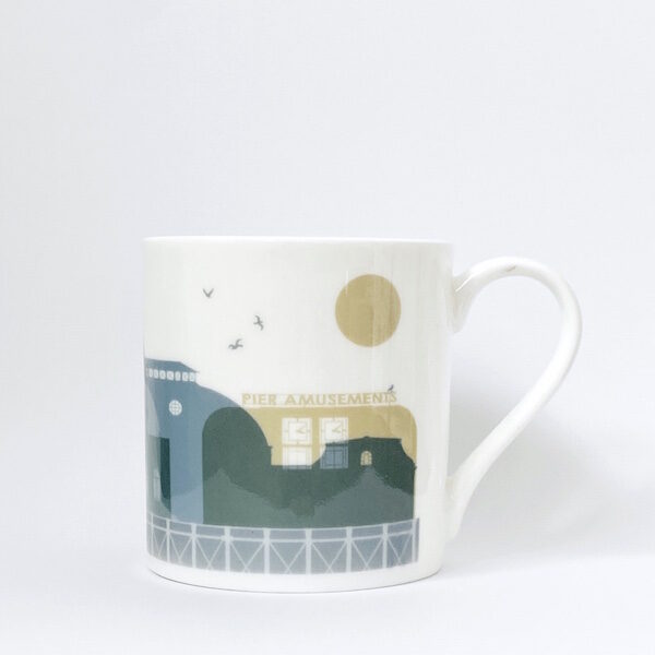 Worthing Landmarks Bone China Mug 