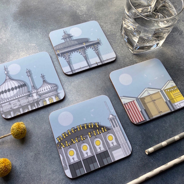 Brighton Set of Four Assorted Coasters