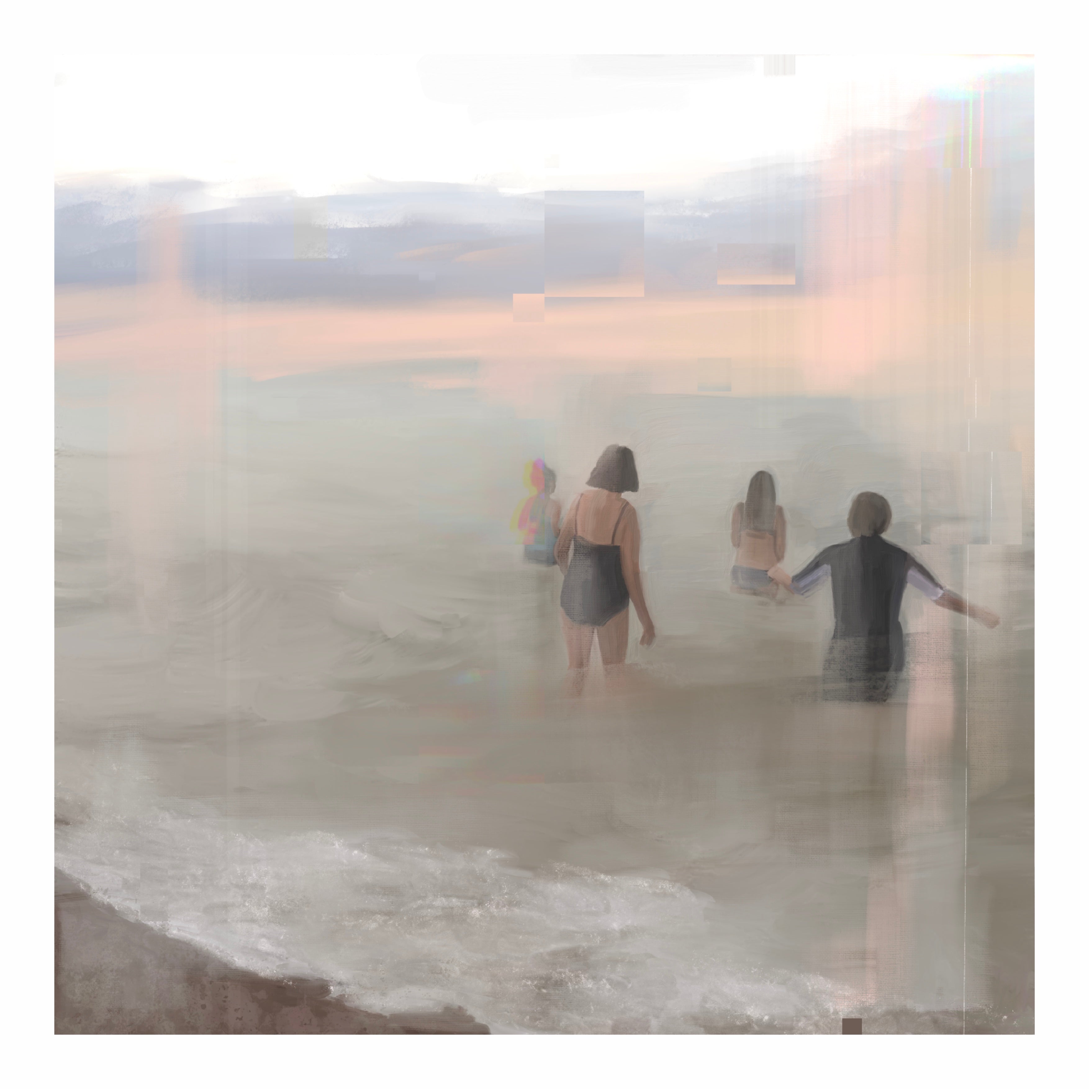 ‘Last Swim at Eventide’ Limited Edition Giclée print (unframed)