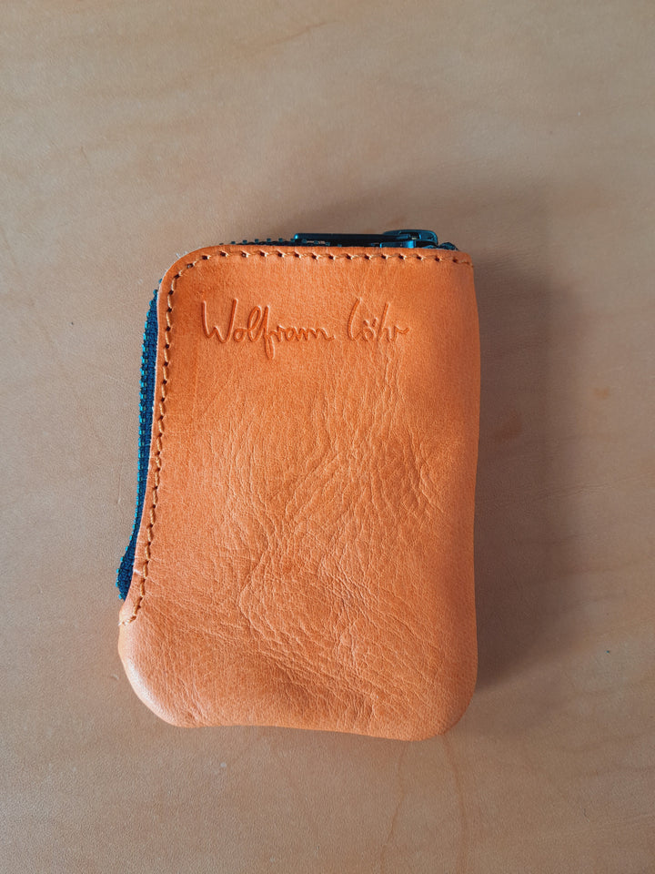 Leather Zip Card Purse