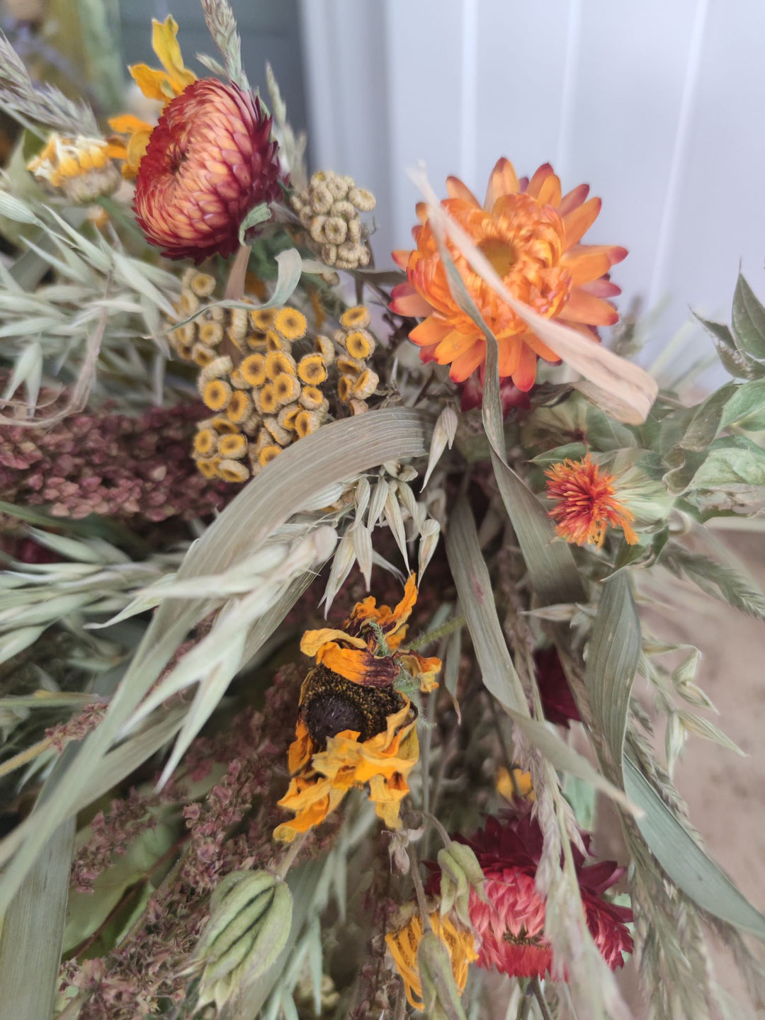 Hand Tied Bouquets of natural, dried flowers