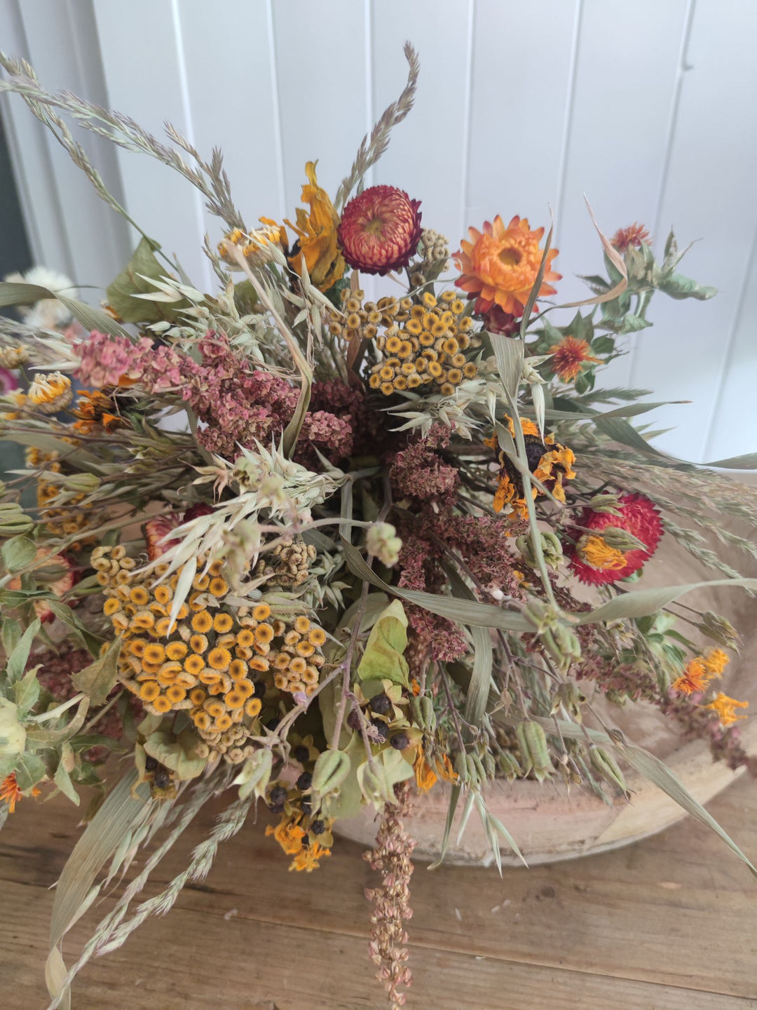 Hand Tied Bouquets of natural, dried flowers