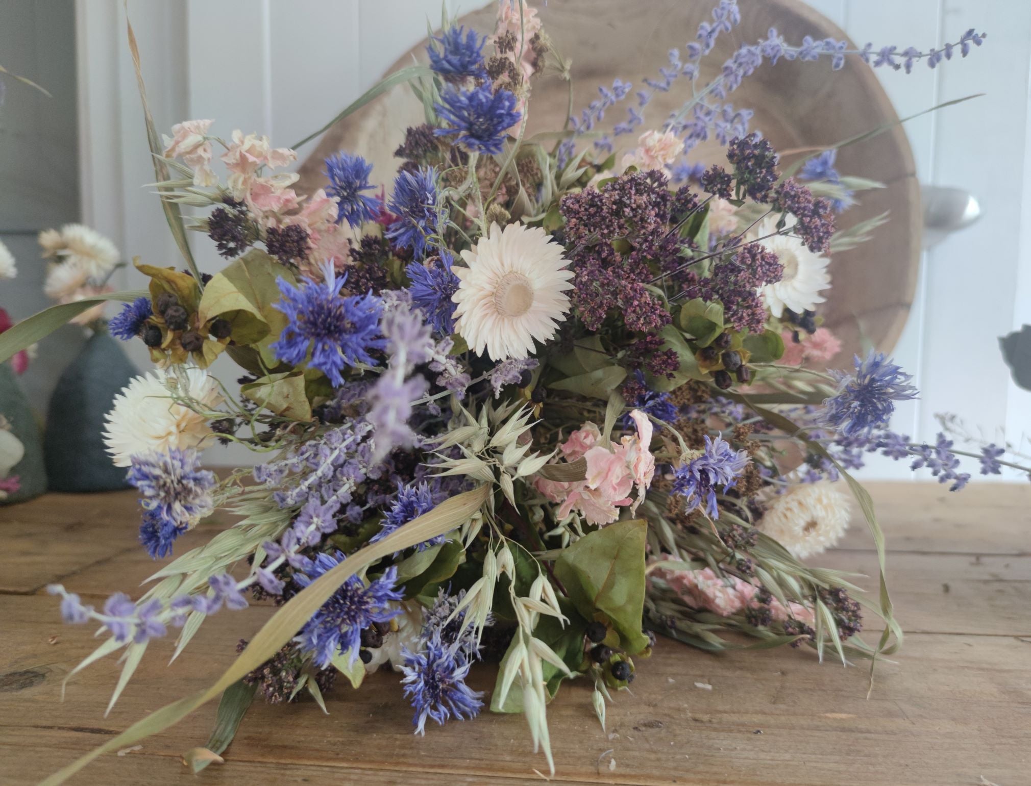 Hand Tied Bouquets of natural, dried flowers