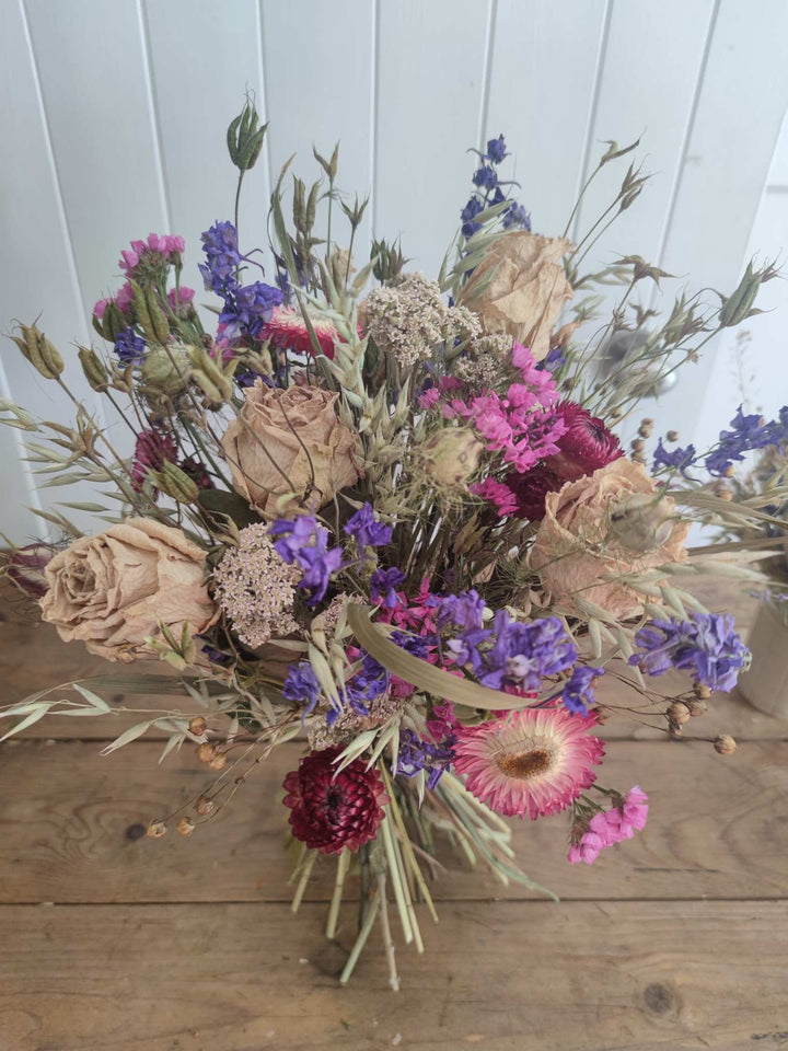 Hand Tied Bouquets of natural, dried flowers