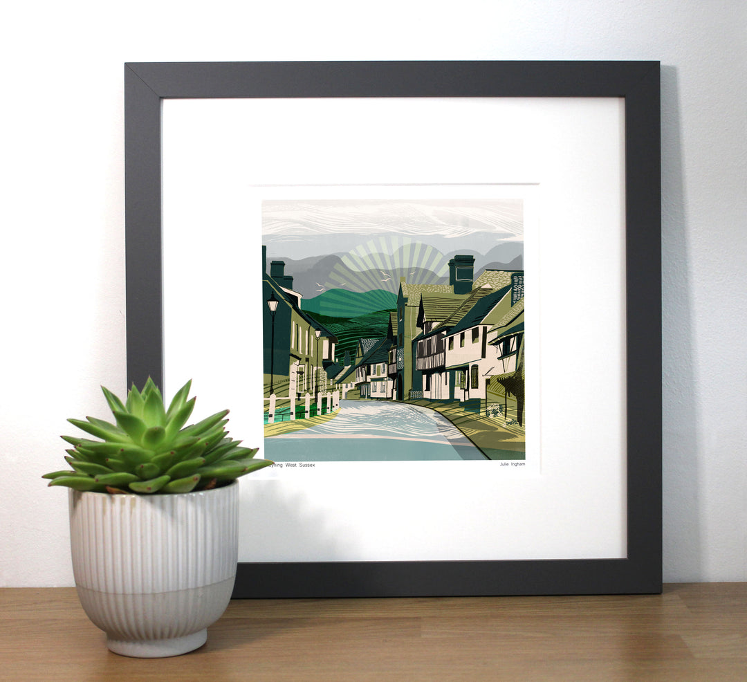 Steyning Green Framed