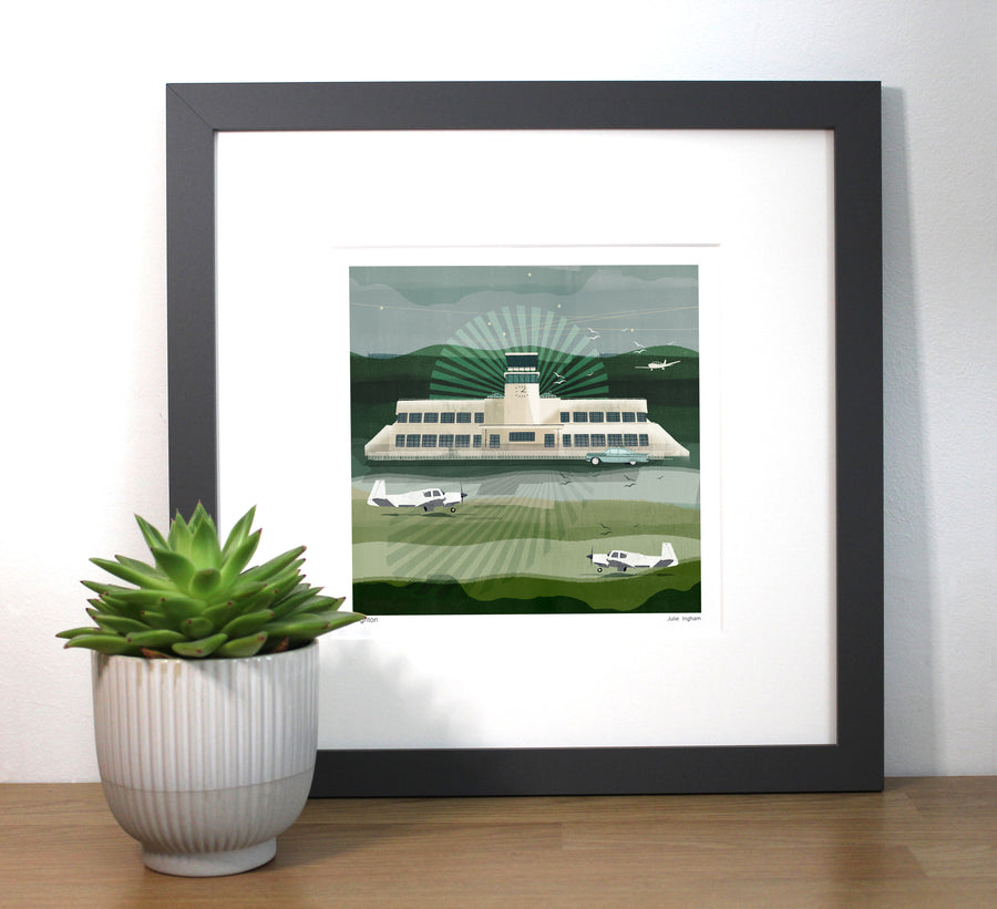 Shoreham Airport Framed