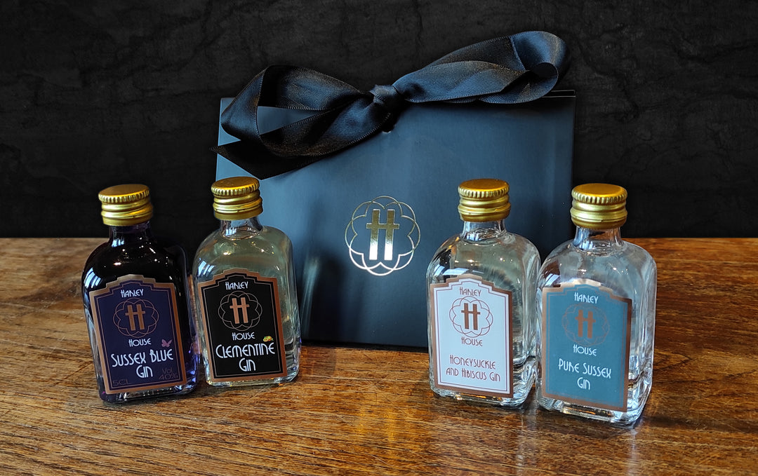 Sussex Gin Gift Purse Of Four Miniatures