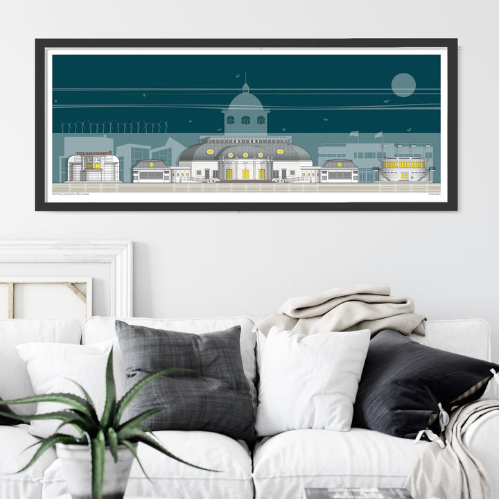 Worthing Landmarks Print