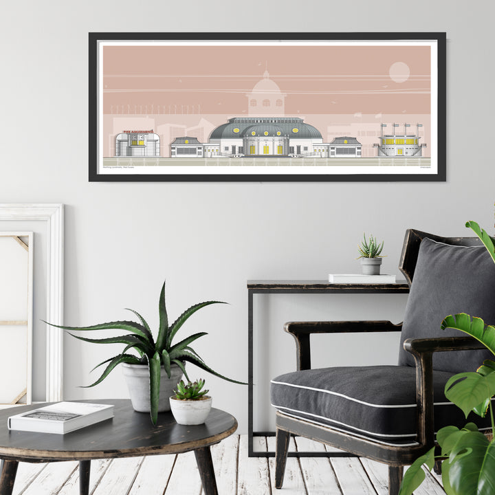 Worthing Landmarks Print