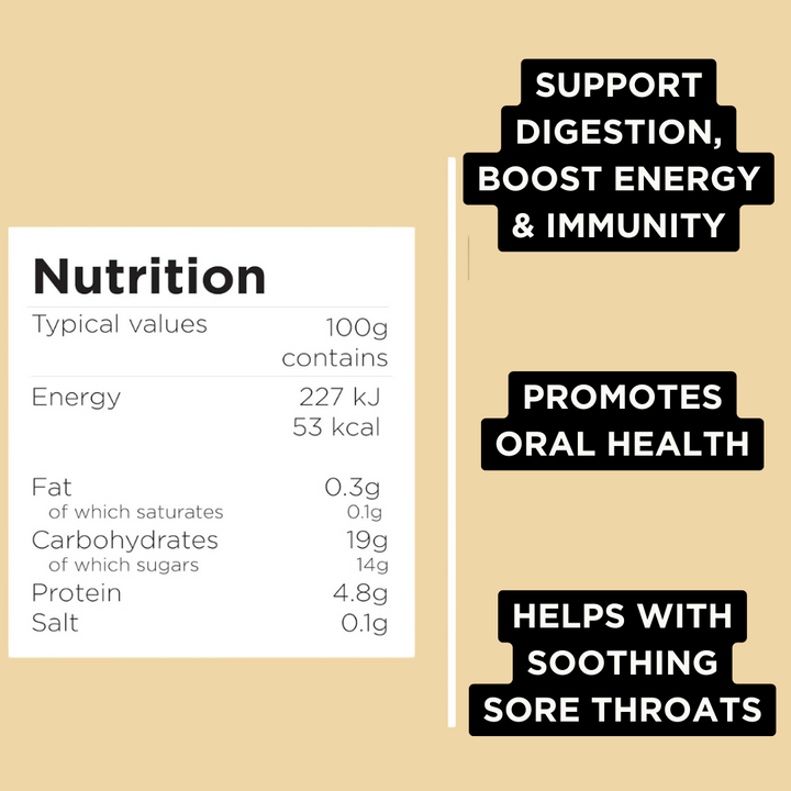 Ginger + Manuka Honey 6 or 12x 60ml