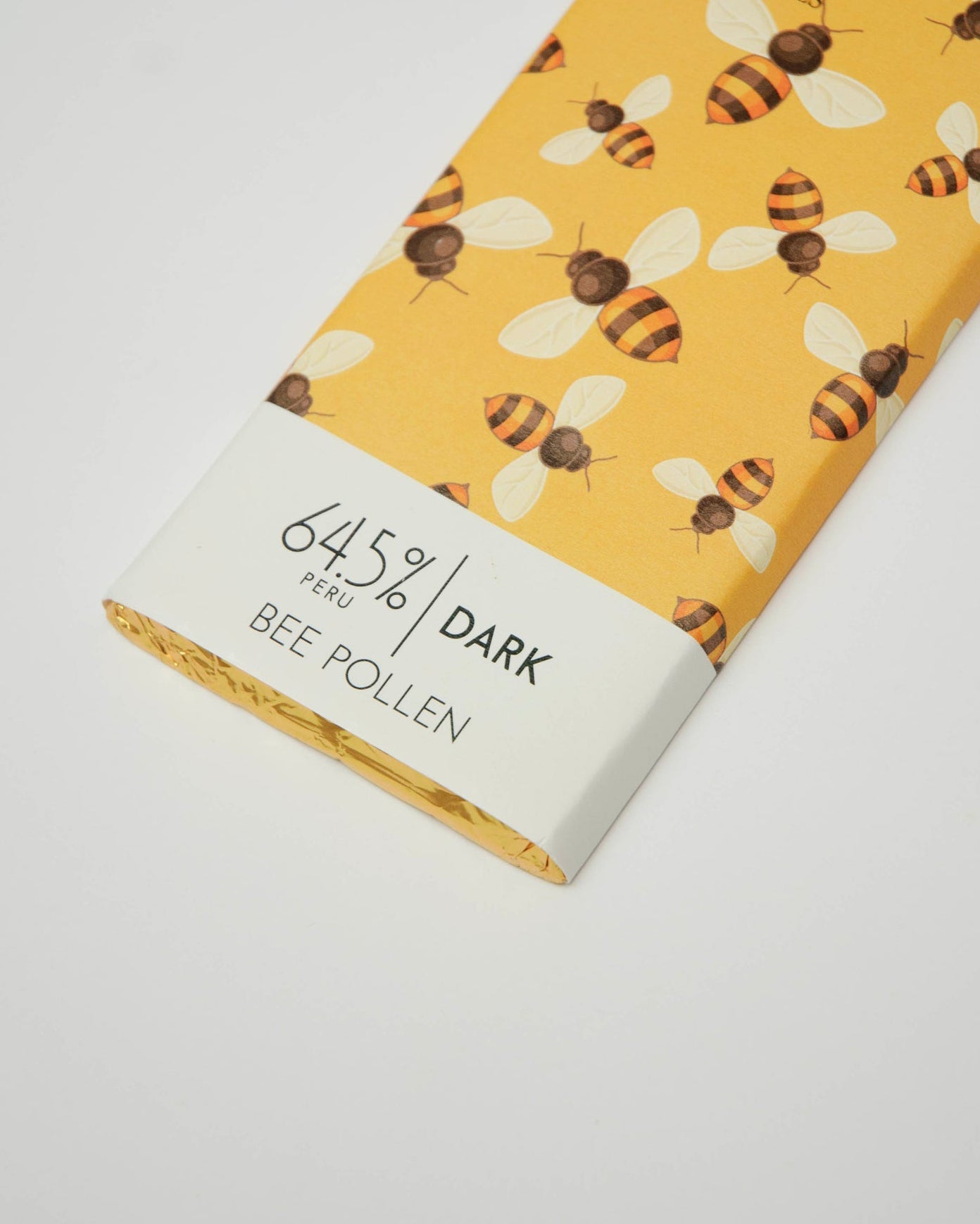 Bee Pollen Dark Chocolate Bar - 64.5% Peruvian