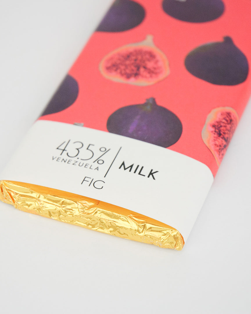 Fig Milk Chocolate Bar - 43.5% Venezuelan