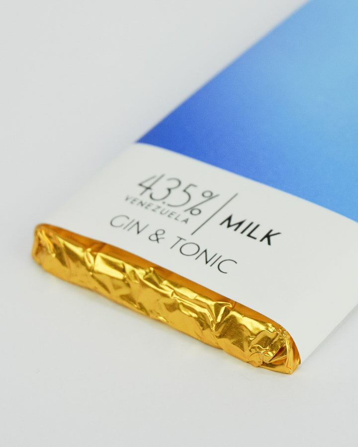 Gin & Tonic Milk Chocolate Bar - 43.5% Venezuelan