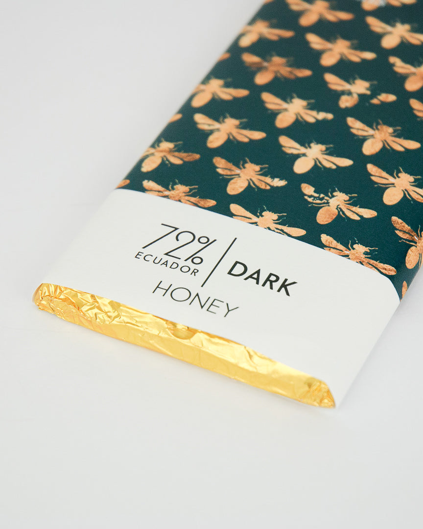 Honey Dark Chocolate Bar - 72% Ecuadorian