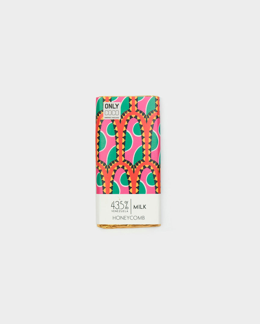 Honeycomb Milk Chocolate Bar - 43.5% Venezuelan