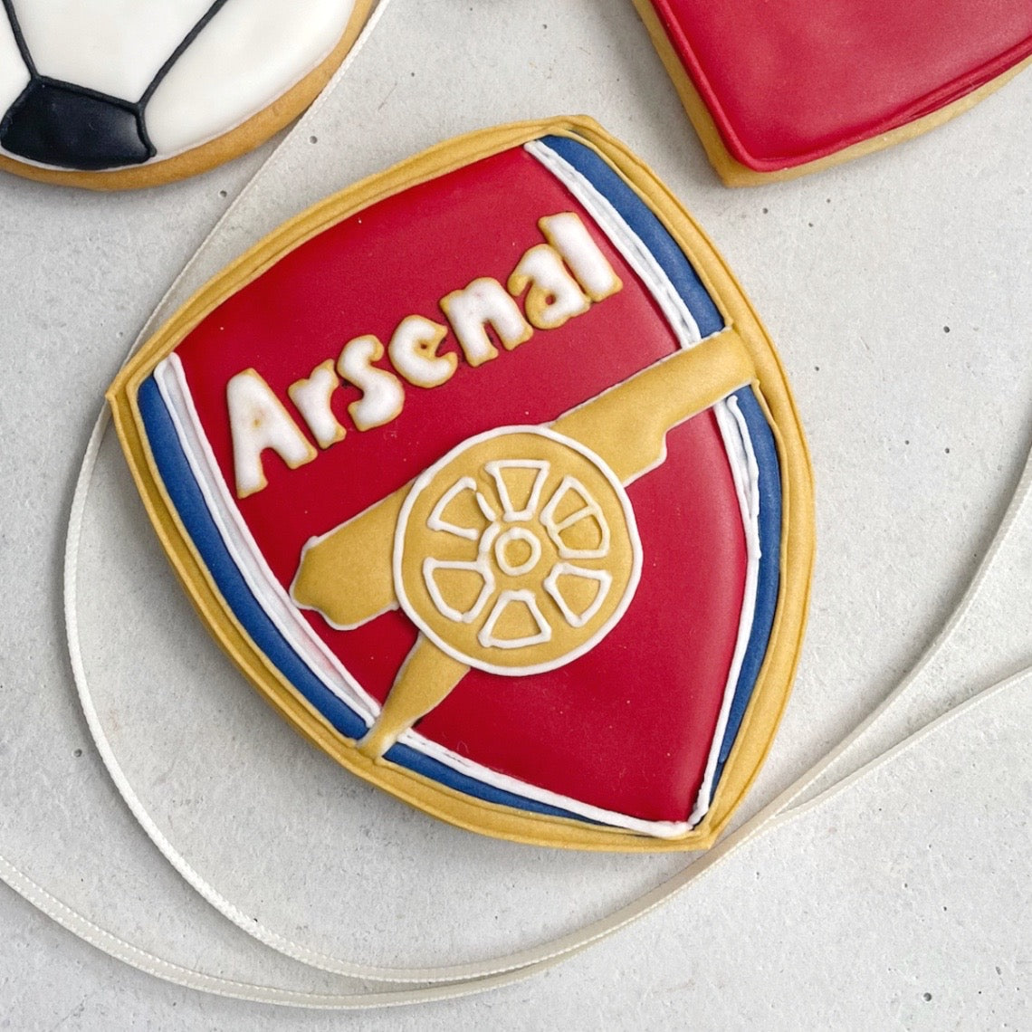 Arsenal Football Biscuits