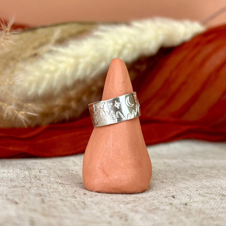 Recycled Sterling Silver Wanderlust ring