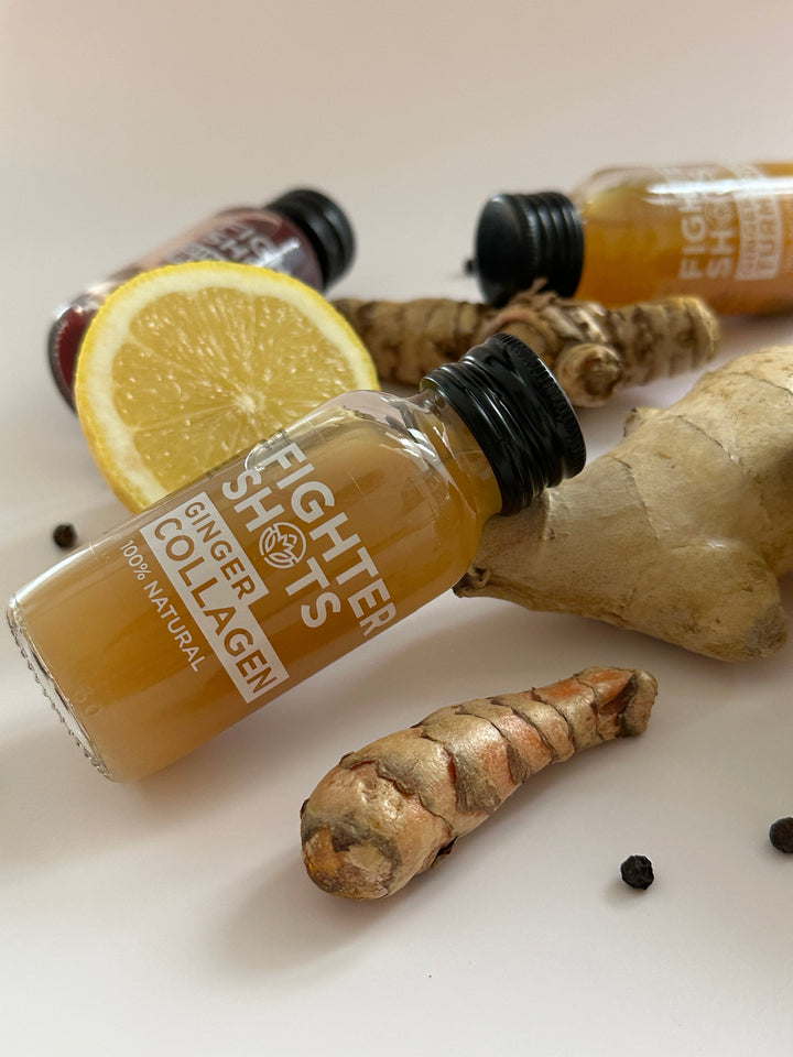 Ginger + Marine Collagen 3,000mg, 6 or 12 x 60ml