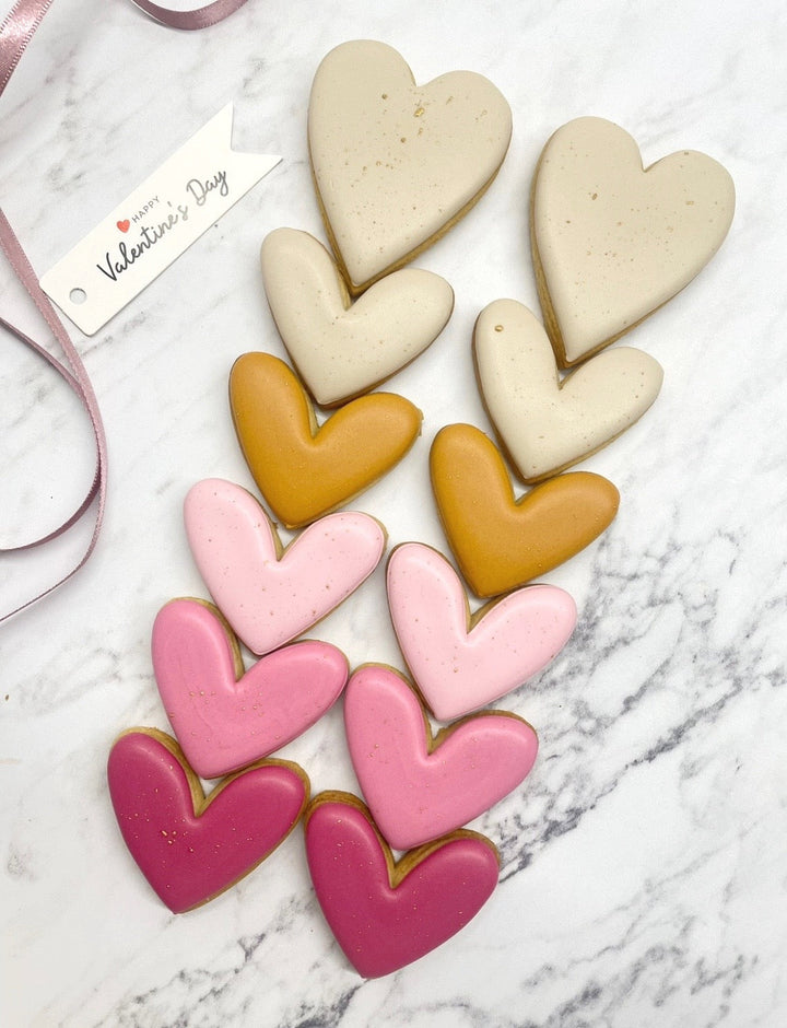 Heart Iced Biscuits