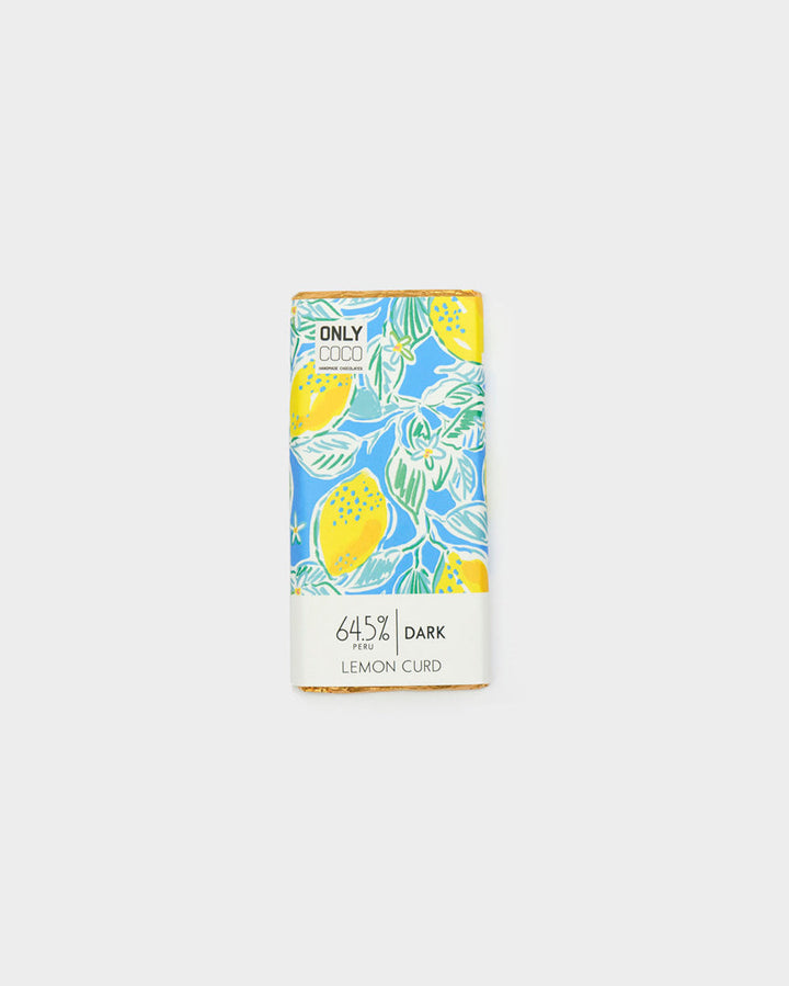 Lemon Curd Dark Chocolate Bar - 64.5% Peruvian