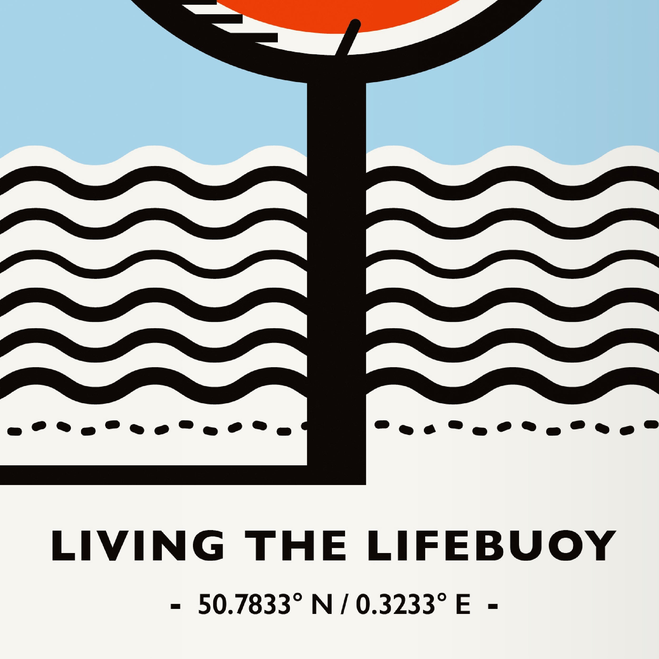 "LIVING THE LIFEBUOY" EASTBOURNE GICLÉE PRINT