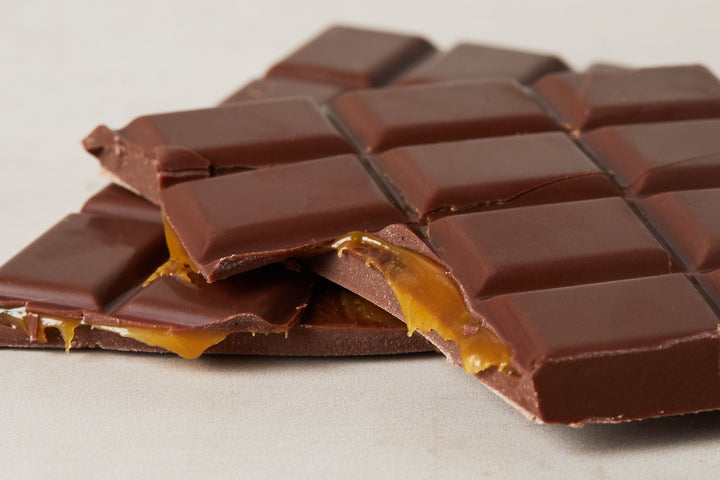 Salted Caramel Dark Chocolate Bar - 72% Ecuadorian