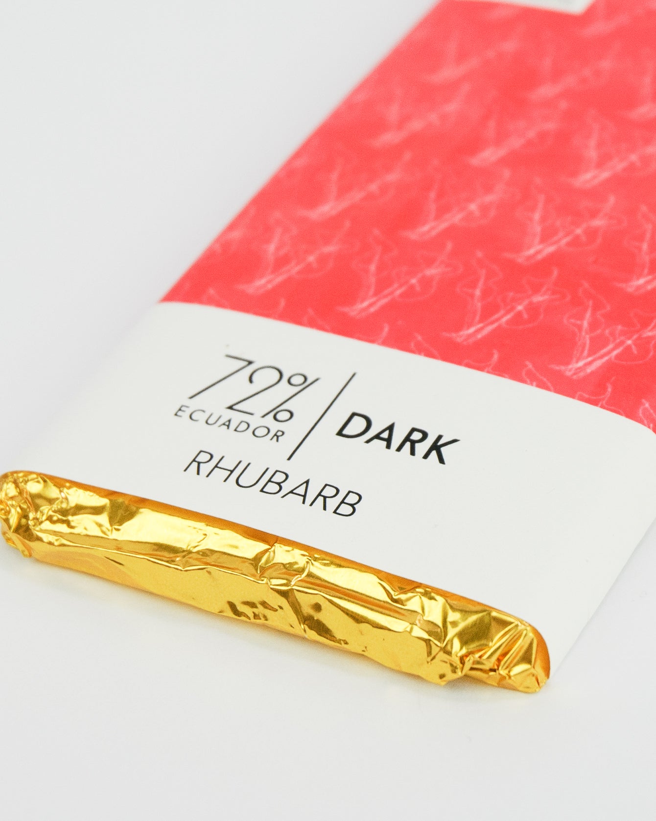 Rhubarb Curd Dark Chocolate Bar - 72% Ecuadorian
