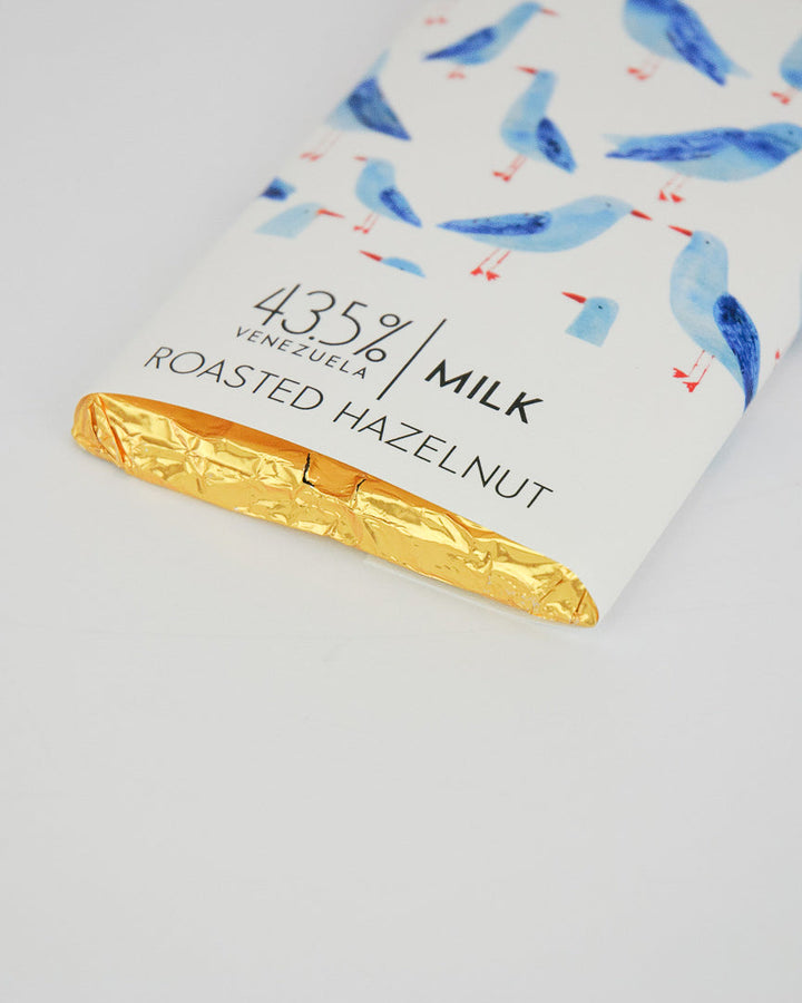 Roasted Hazelnut Milk Chocolate Bar - 43.5% Venezuelan