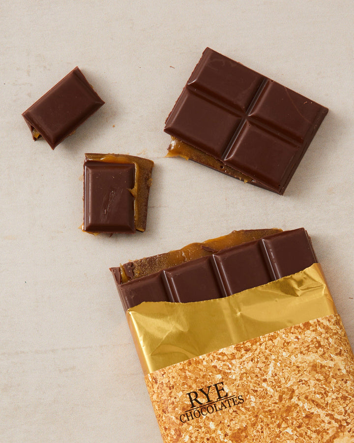 Salted Caramel Milk Chocolate Bar - 45% Cameroonian