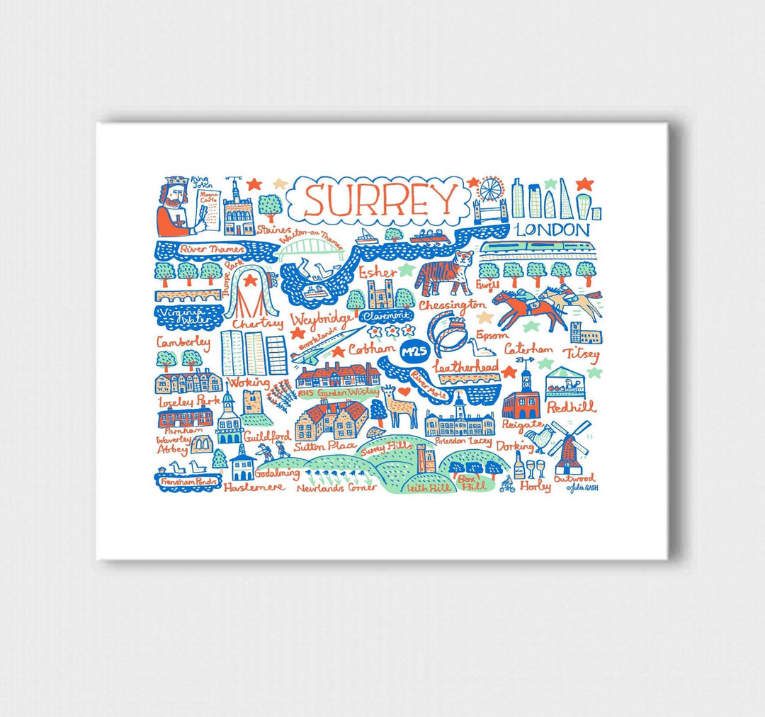 Surrey Art Print