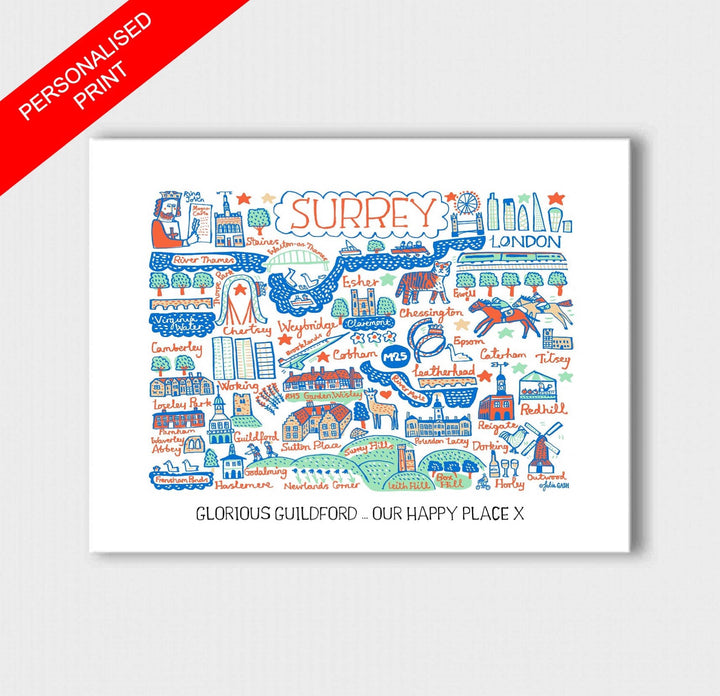 Surrey Art Print