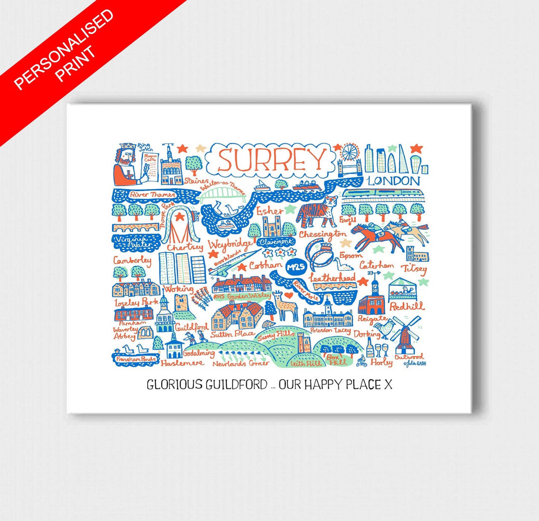 Surrey Art Print