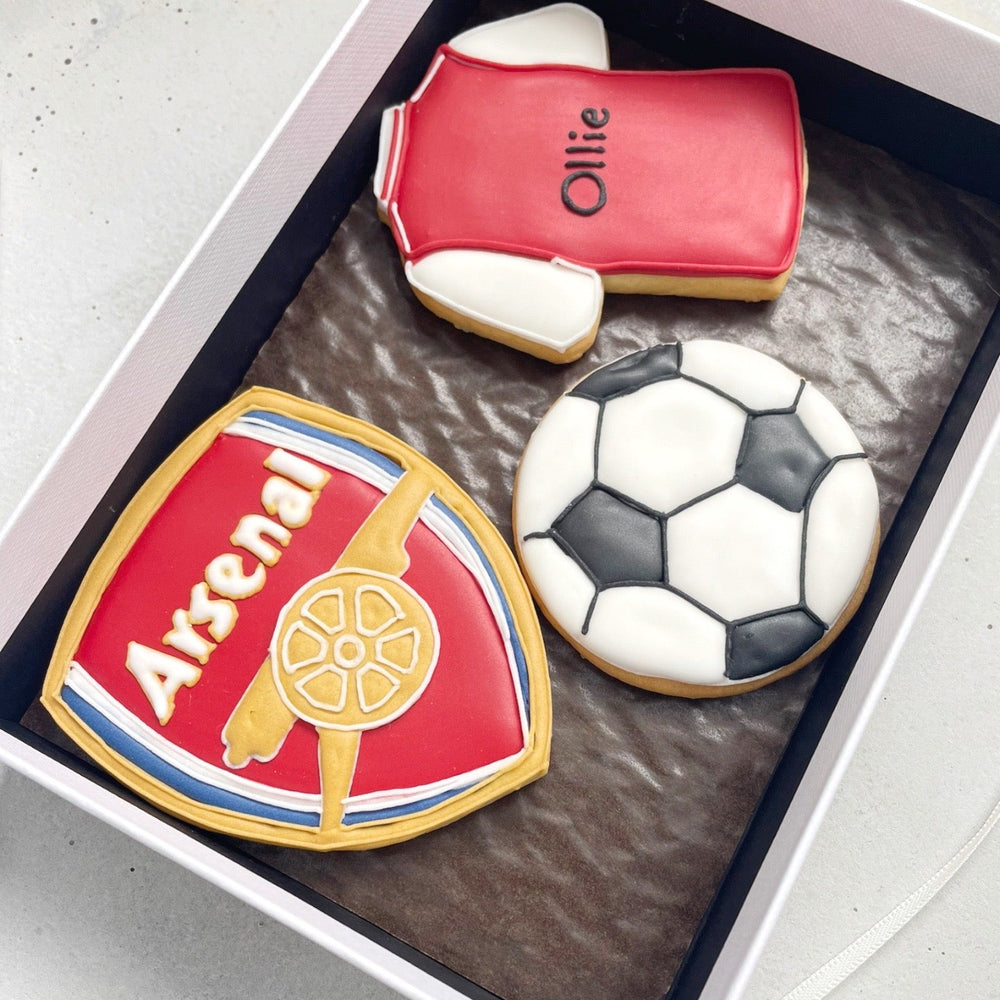 Arsenal Football Biscuits