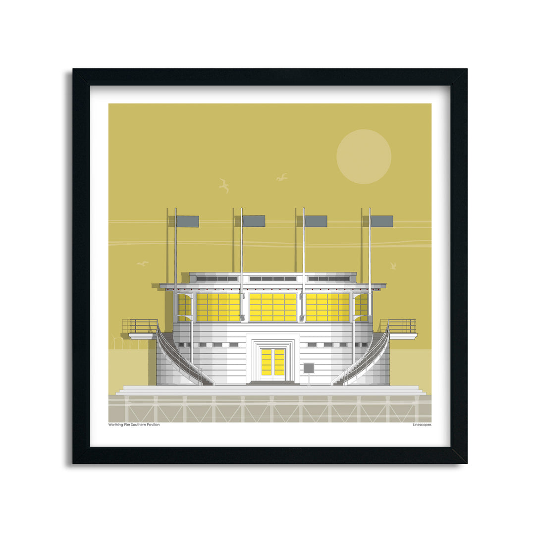Worthing Pier Southern Pavilion Print