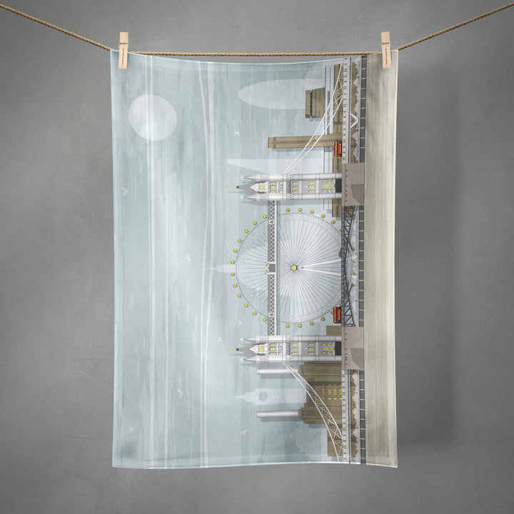 London Landmarks Tea Towel