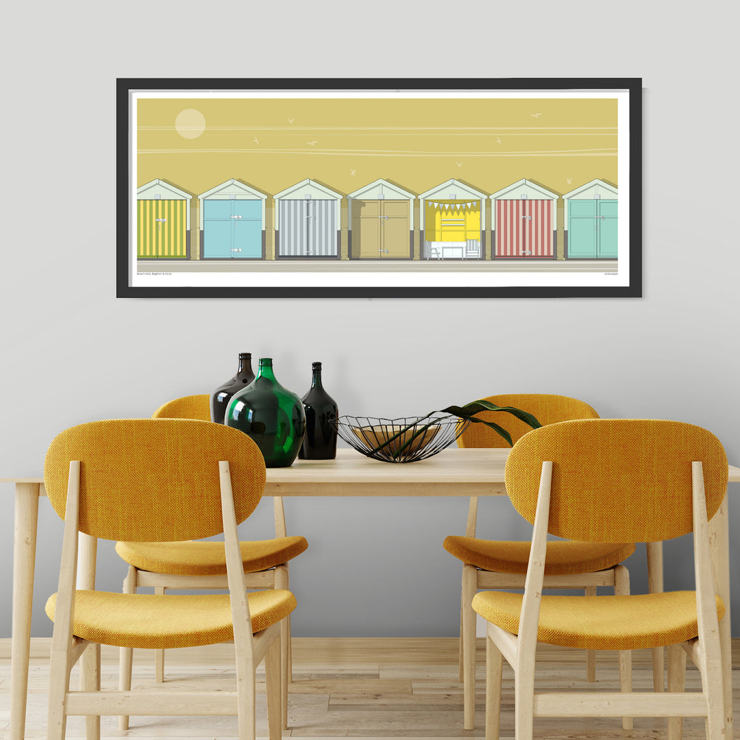 Brighton Beach Huts Print