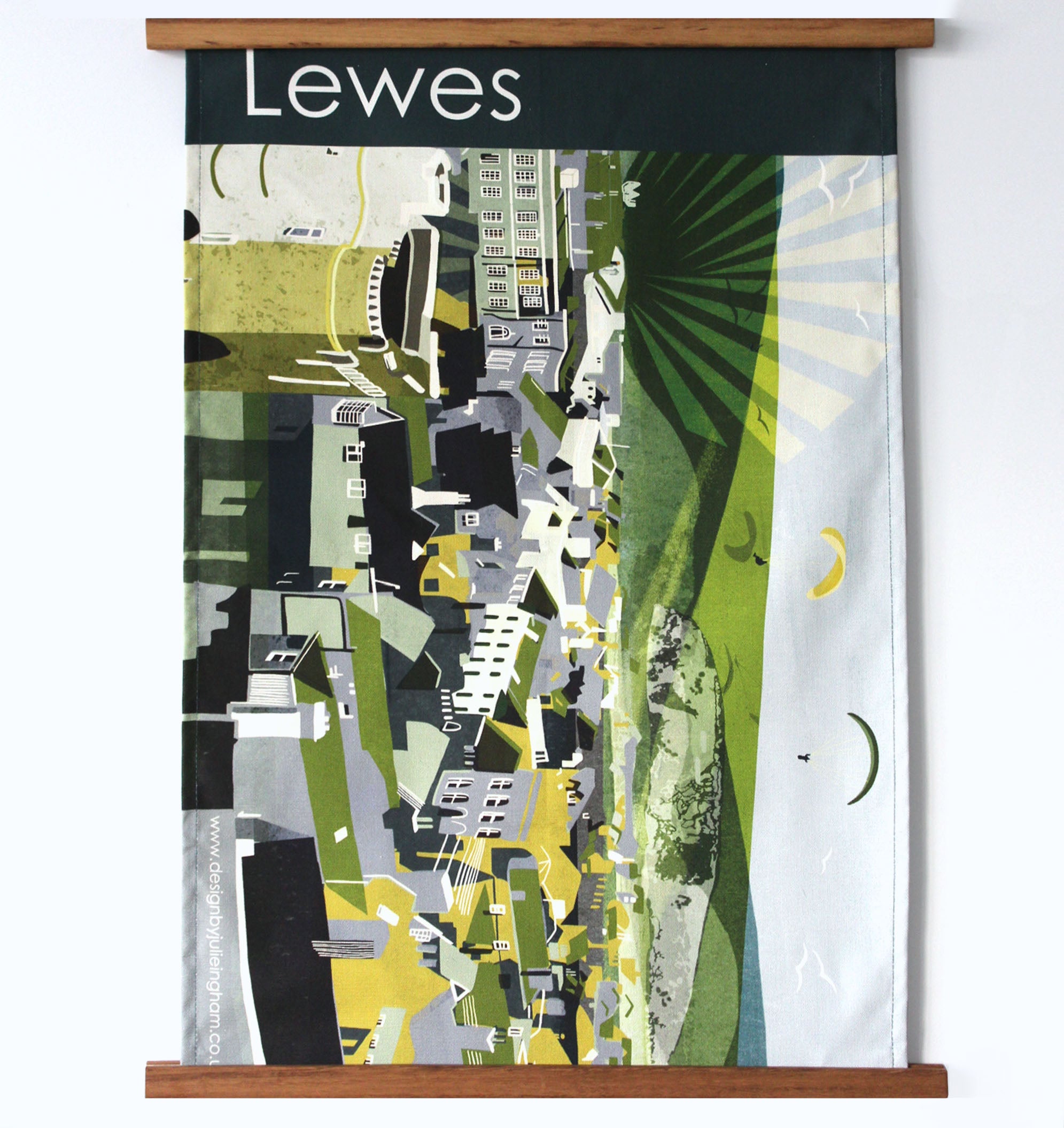 Lewes Tea Towel