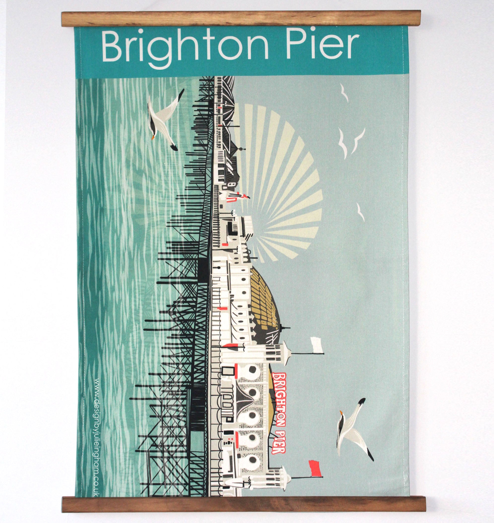 Brighton Pier Tea Towel