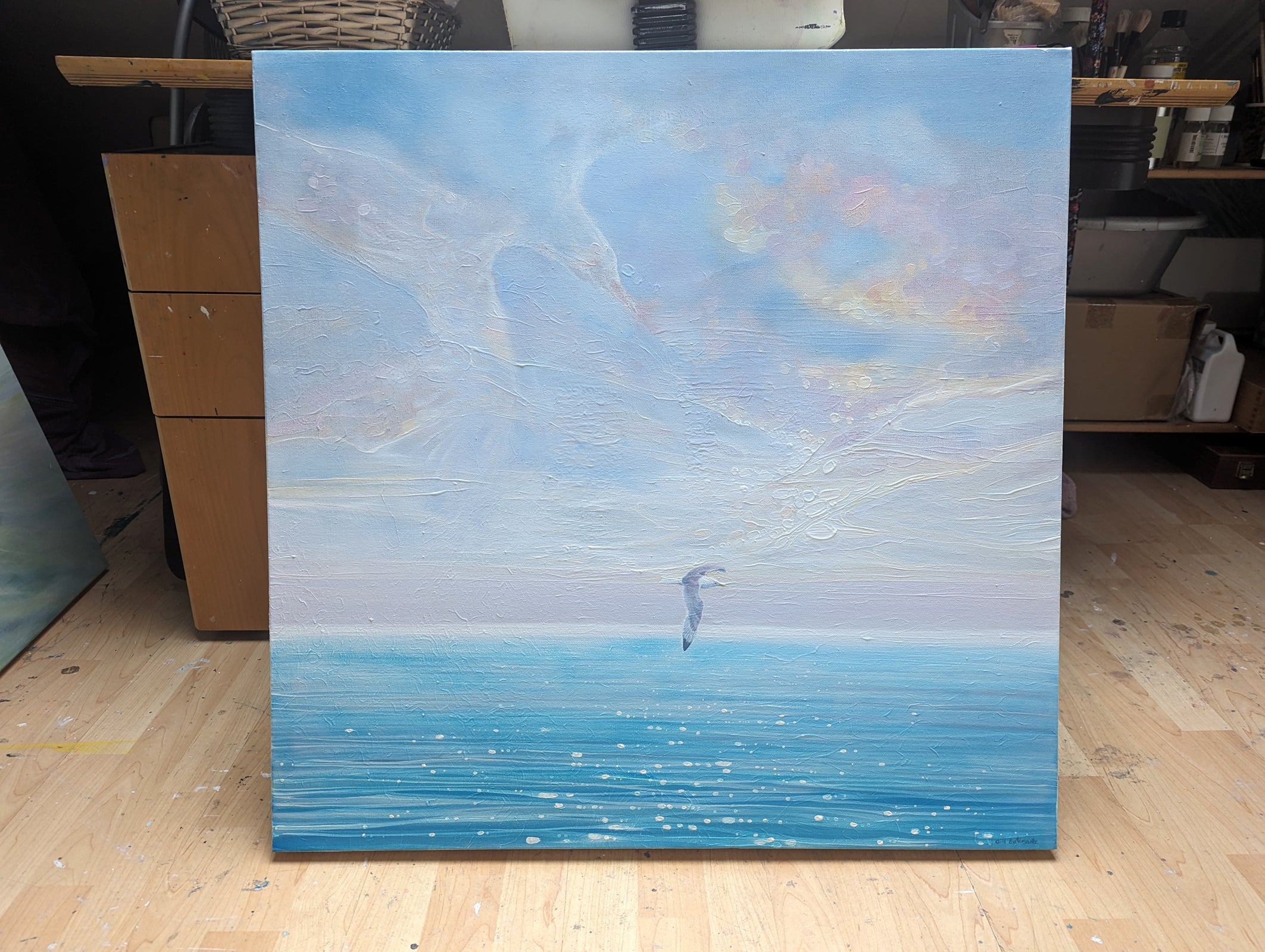 The Guardian Seascape Painting